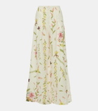 Agua by Agua Bendita Piñon Marina linen wide-leg pants
