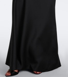 Safiyaa Mela embellished crêpe gown