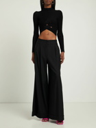 PUCCI Twill Wide Pants with Logo