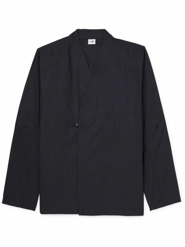 Photo: NN07 - Kotaro Cotton-Blend Poplin Jacket - Blue