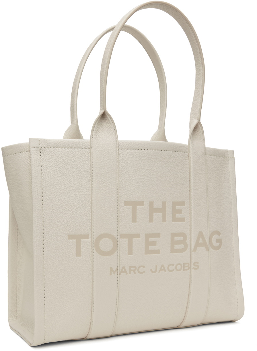 Marc Jacobs Off-White 'The Leather Large' Tote Marc Jacobs
