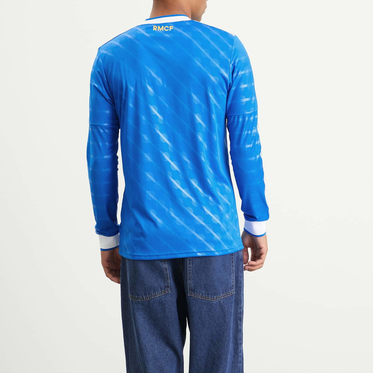 Adidas Men's Real Madrid 25/26 3rd Jersey Long Sleeve Top in Bluebird