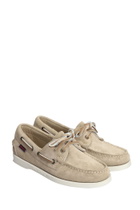 Sebago Portland Flesh Out Loafers In Taupe Suede