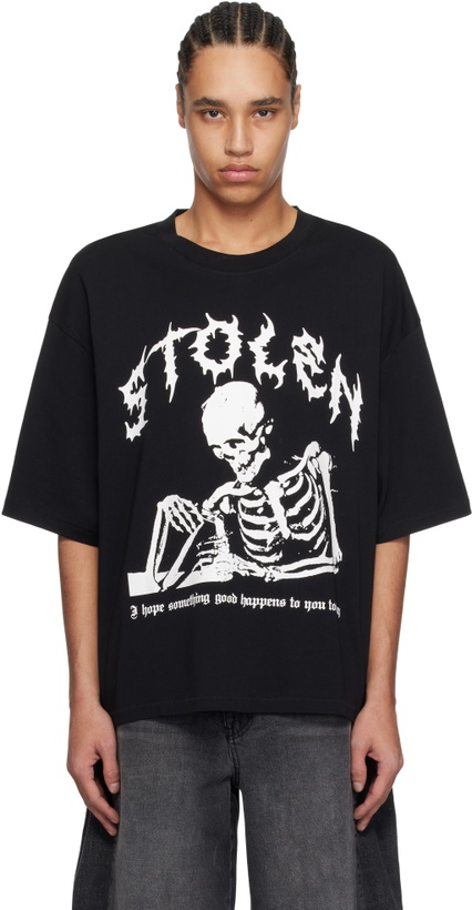 Photo: Stolen Girlfriends Club Black Well Wishes Relaxed T-shirt