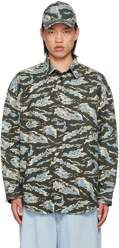 Photo: Acne Studios Multicolor Button-Up Shirt