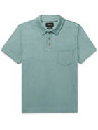 HOWLIN' - Mr Fantasy Cotton-Blend Terry Polo Shirt - Green