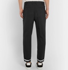 Neil Barrett - Slim-Fit Stretch-Crepe Trousers - Men - Black