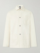 Drake's - Denim Overshirt - Neutrals