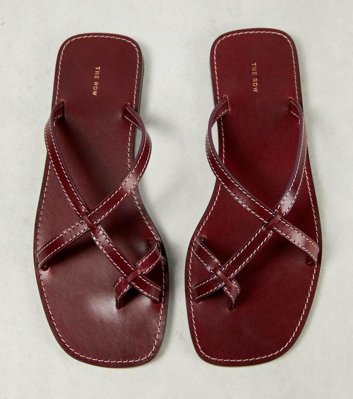 The Row Link leather sandals The Row