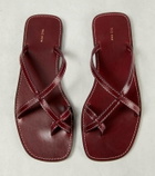 The Row Link leather sandals