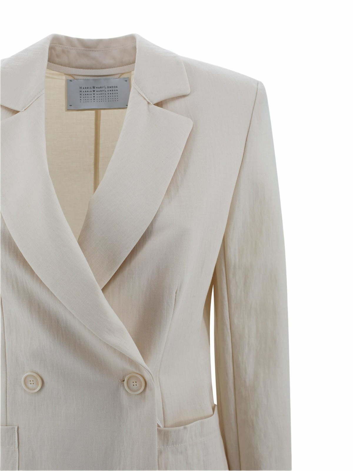 Harris Wharf London Double-breasted Jacket In Viscose