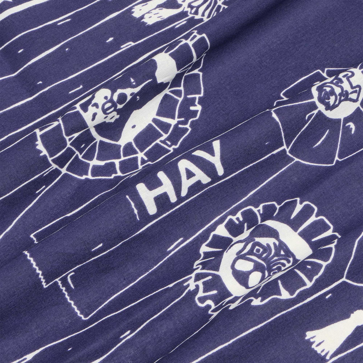 HAY Dogs Scarf in Dark Blue