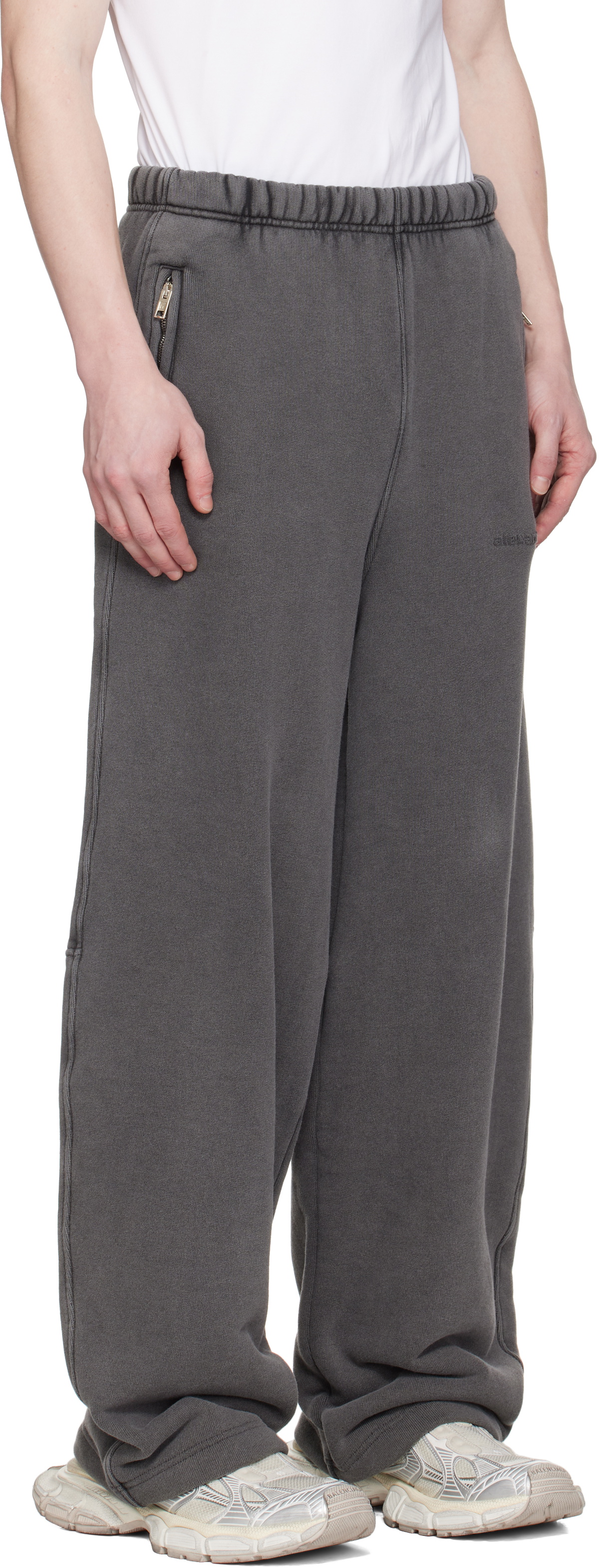 Alexander Wang Gray Oversize Sweatpants