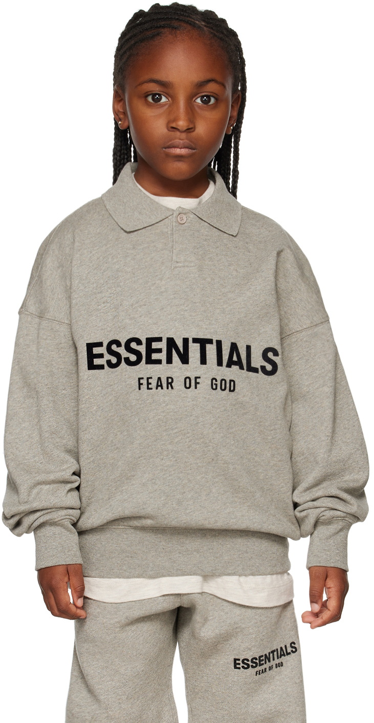 Fear of God Essentials Kids LS shops Polo