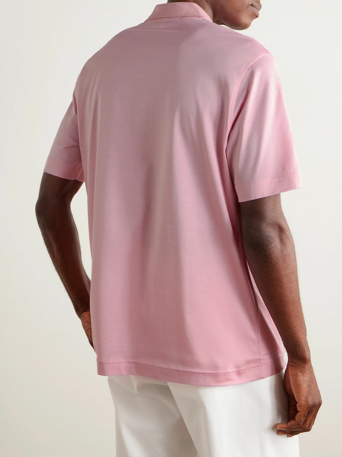Charvet - Cotton Polo Shirt - Pink