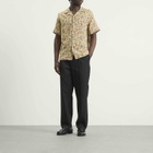 Portuguese Flannel Men's Tapestry Flowers Vacation Shirt in Natural