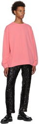 Dries Van Noten Pink Cotton Sweatshirt