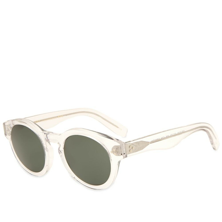 Photo: Moscot Women's Grunya Sunglasses in Crystal/G-15