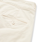 Orlebar Brown - Dane Garment-Dyed Slim-Fit Stretch-Cotton Twill Shorts - Cream