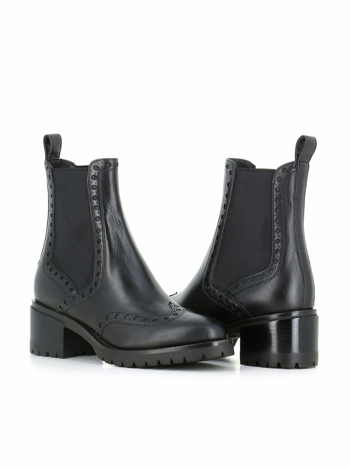 ロングブーツ SANTONI Black Suede Marta Ankle Boots The Downtown Boot - Black Suede – Margaux
