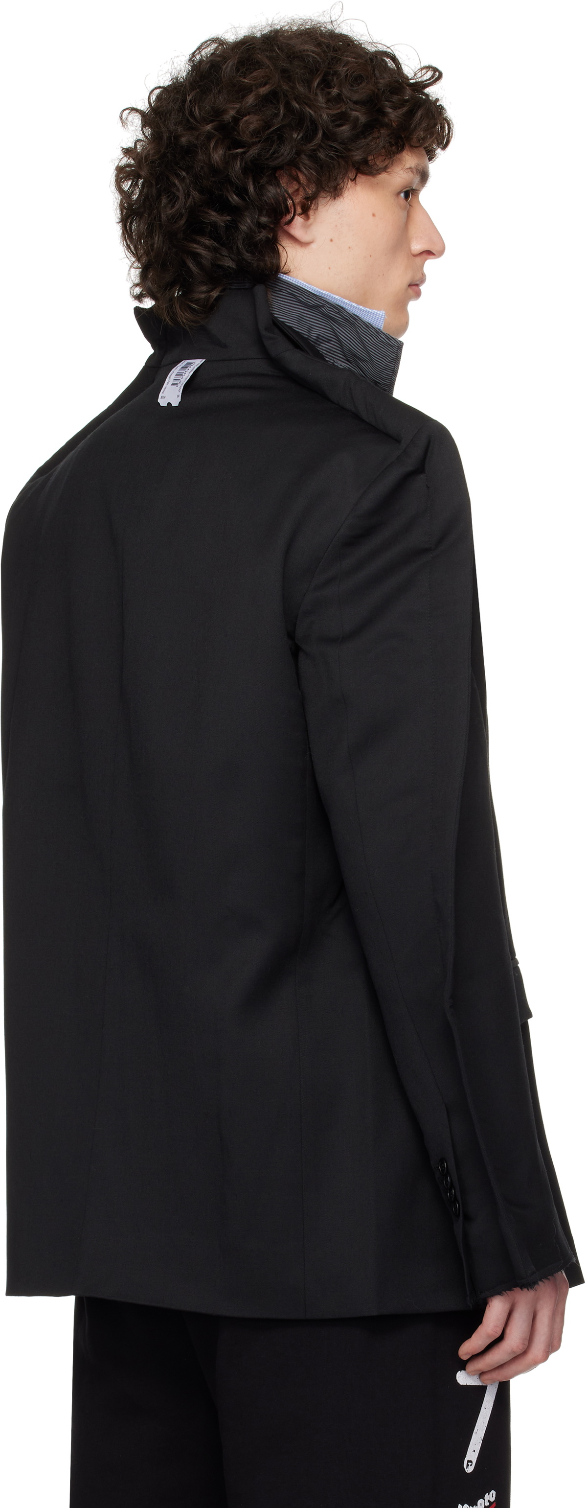 Prototypes Black Outline Tailored Blazer