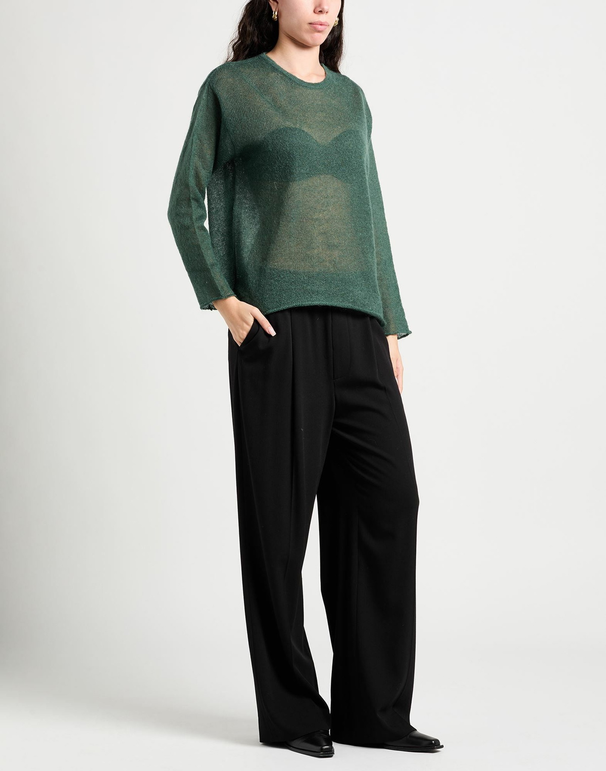Crossley Womens Sweater Dark in Green