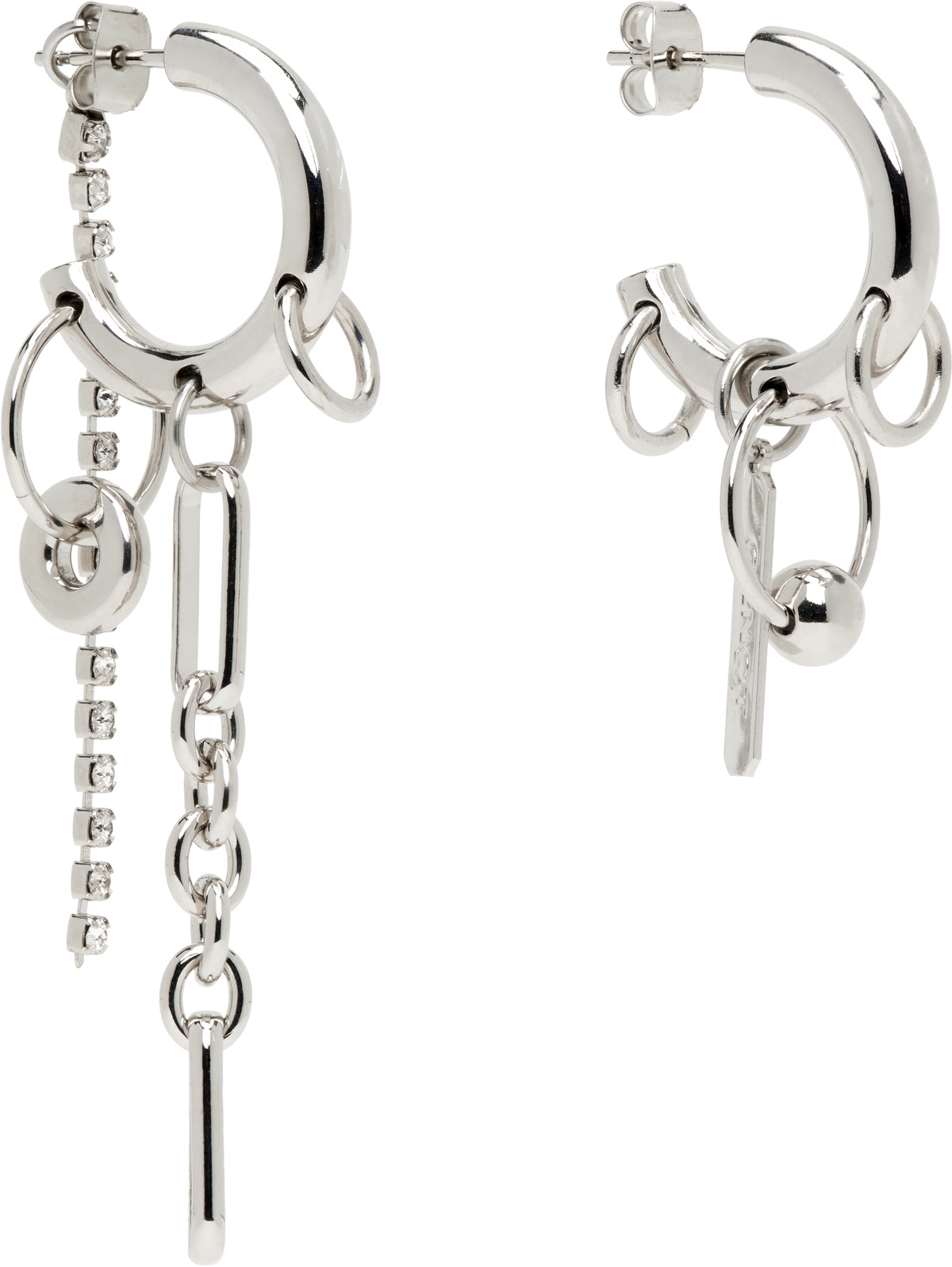 Justine Clenquet Iris Crystal Earrings