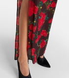 Magda Butrym Floral ruched gown