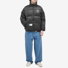 Men's AAPE Now Camo Down Jacket in Light Black