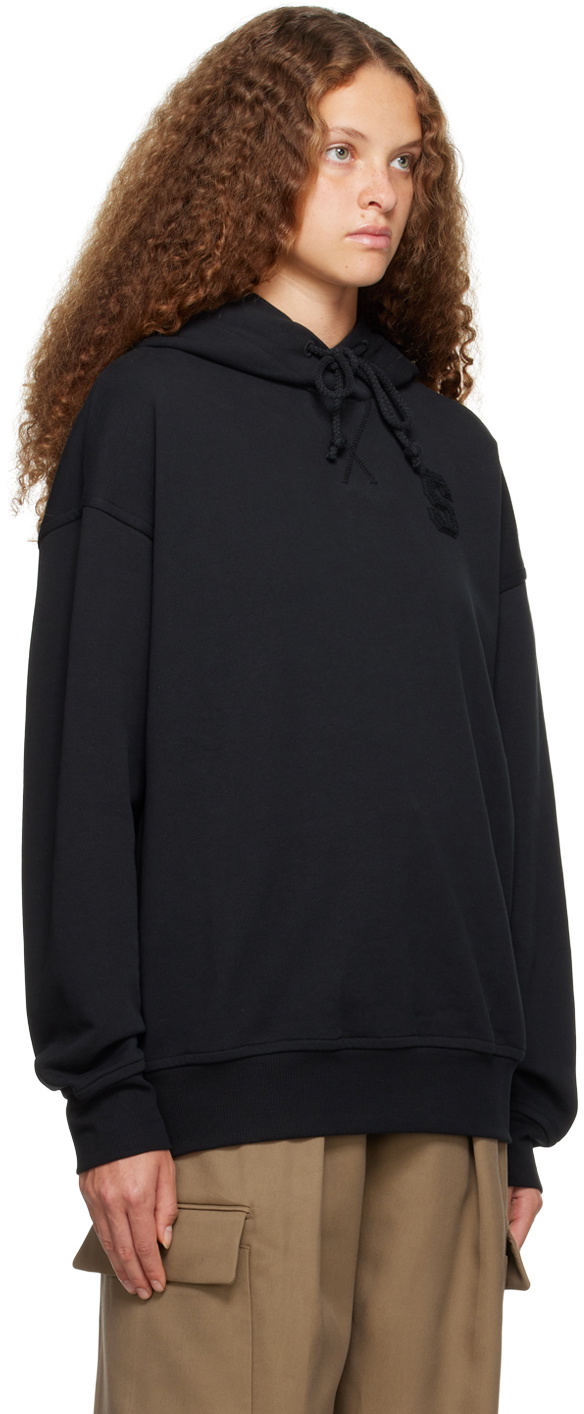 Sportmax Black Globo Hoodie