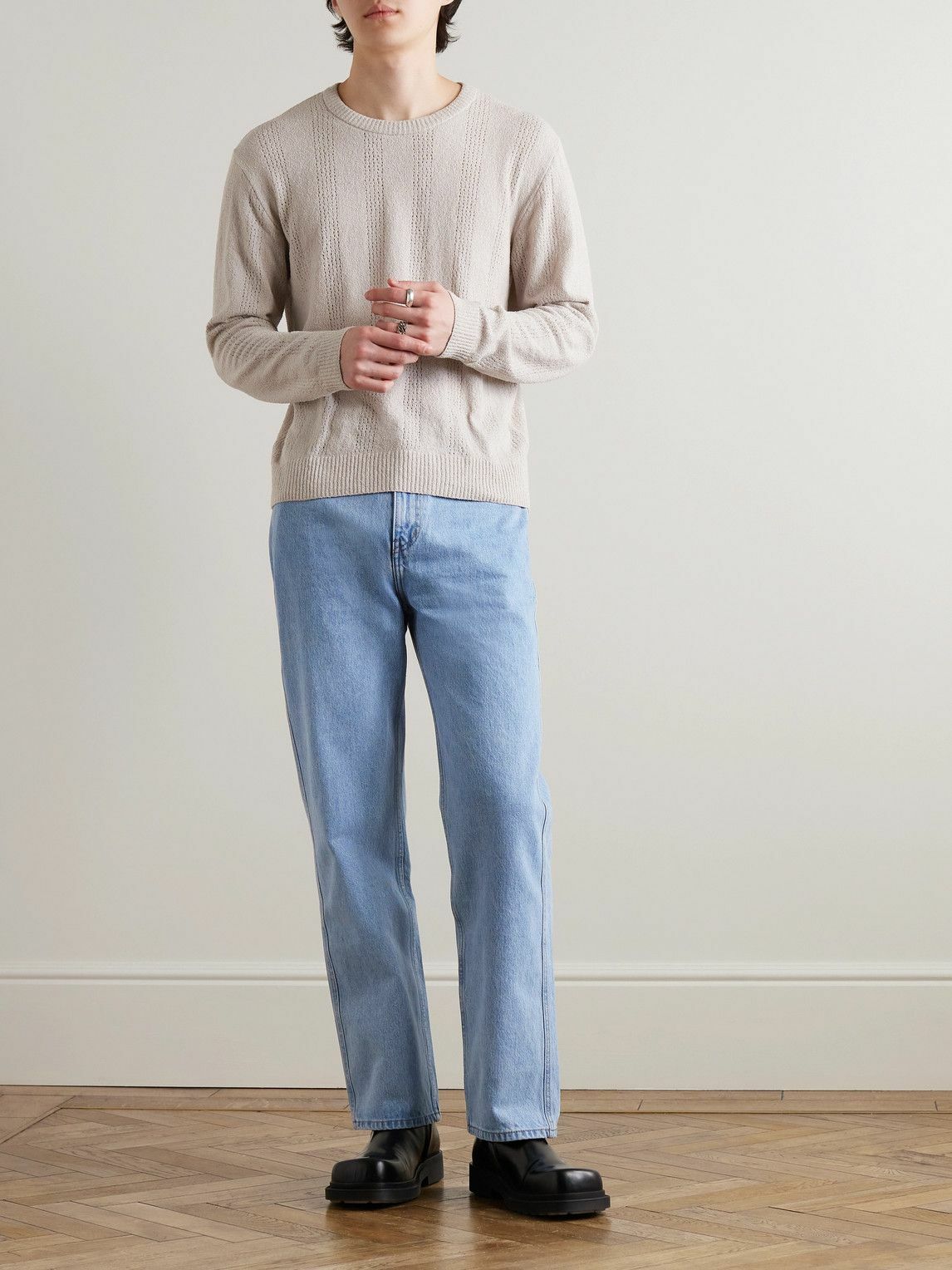 Amomento - Straight-Leg Jeans - Blue AMOMENTO