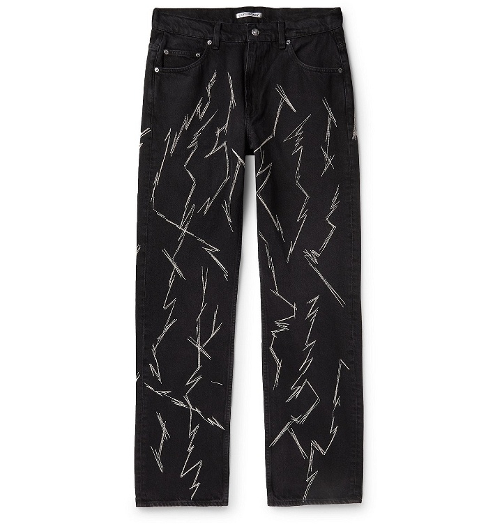 Photo: Our Legacy - Slim-Fit Embroidered Denim Jeans - Black