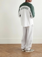 Jacquemus - Tapered Logo-Appliquéd Cotton-Jersey Sweatpants - Gray