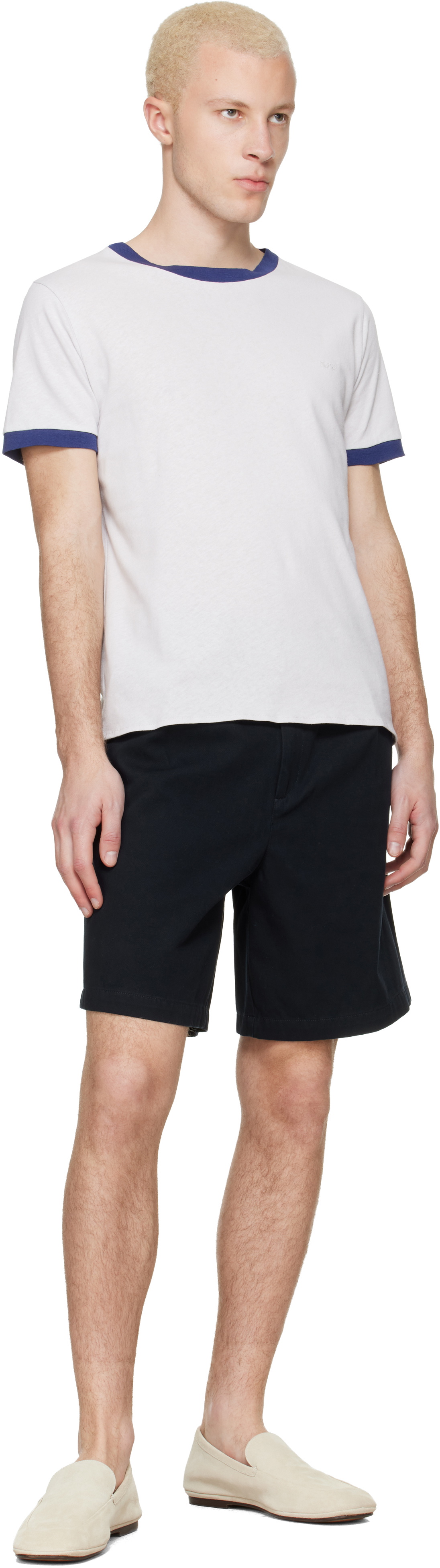 A.P.C. Navy Otis Bermuda Shorts