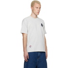 AAPE by A Bathing Ape Gray Logo Patch T-shirt