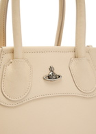 Vivienne Westwood Troy Small Leather Tote Cross-body bag - Cream - One Size