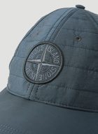 Padded Compass Patch Cap in Blue