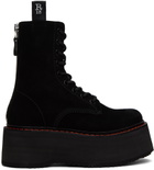 R13 Black Double Stack Boots