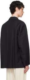 ATON Black Tailored Blazer