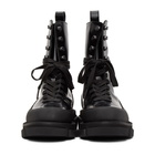 both SSENSE Exclusive Black High Gao Boots