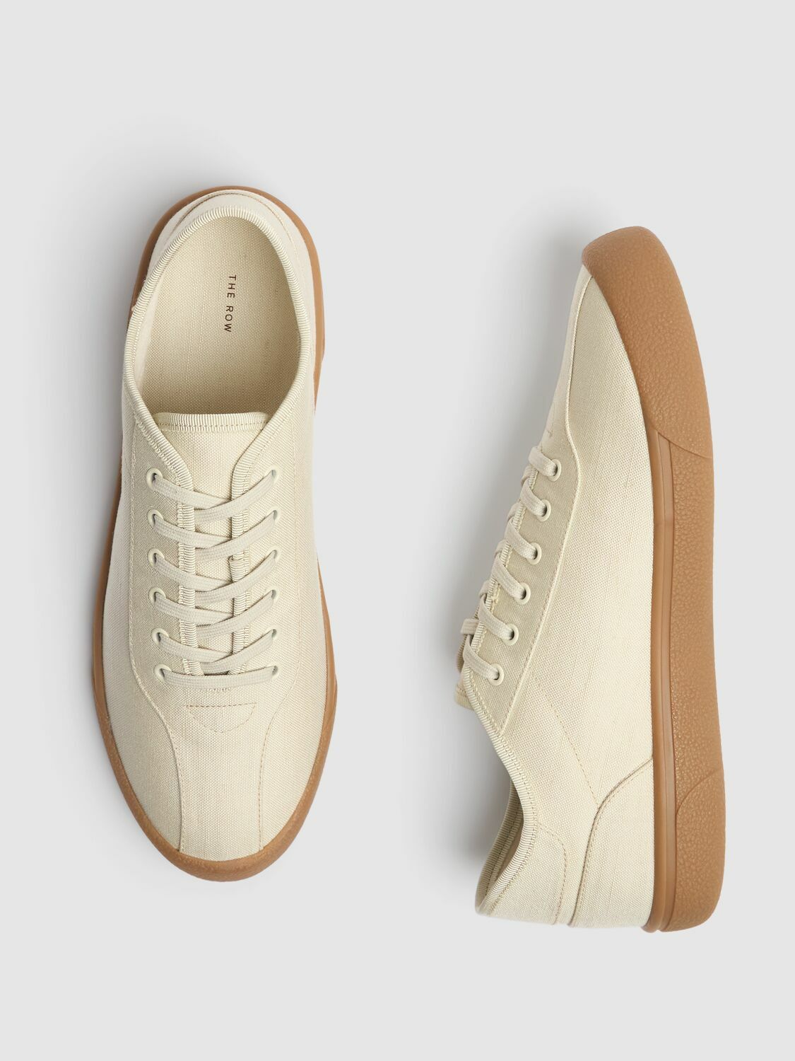 スニーカー THE ROW Sand Canvas Sneakers THE ROW Canvas Sneakers The Row