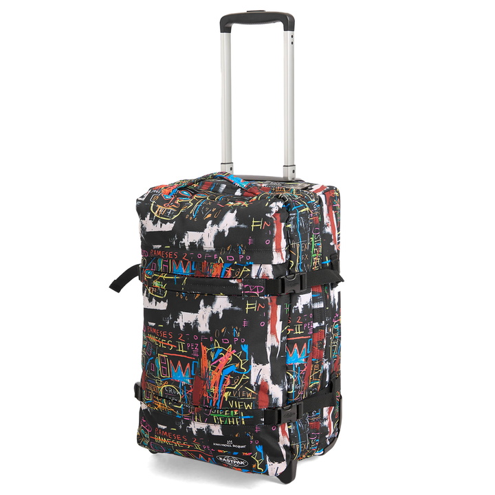 Photo: Eastpak x Basquiat Transit'r Small Luggage Case - Kings 2 in Multi 