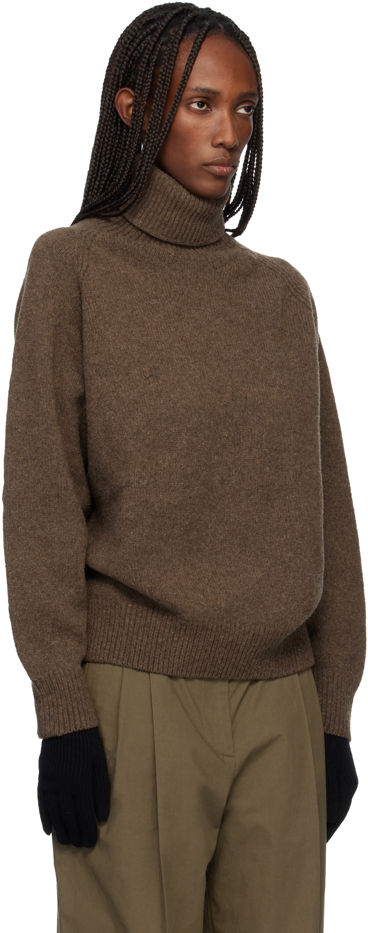 Baserange Brown Soar Turtleneck