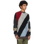 Children of the Discordance Mulicolor Wool Patchwork Sweater