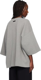 Fear of God Gray Milano Knit T-shirt