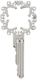 1017 ALYX 9SM Silver Monogram Key Single Earring