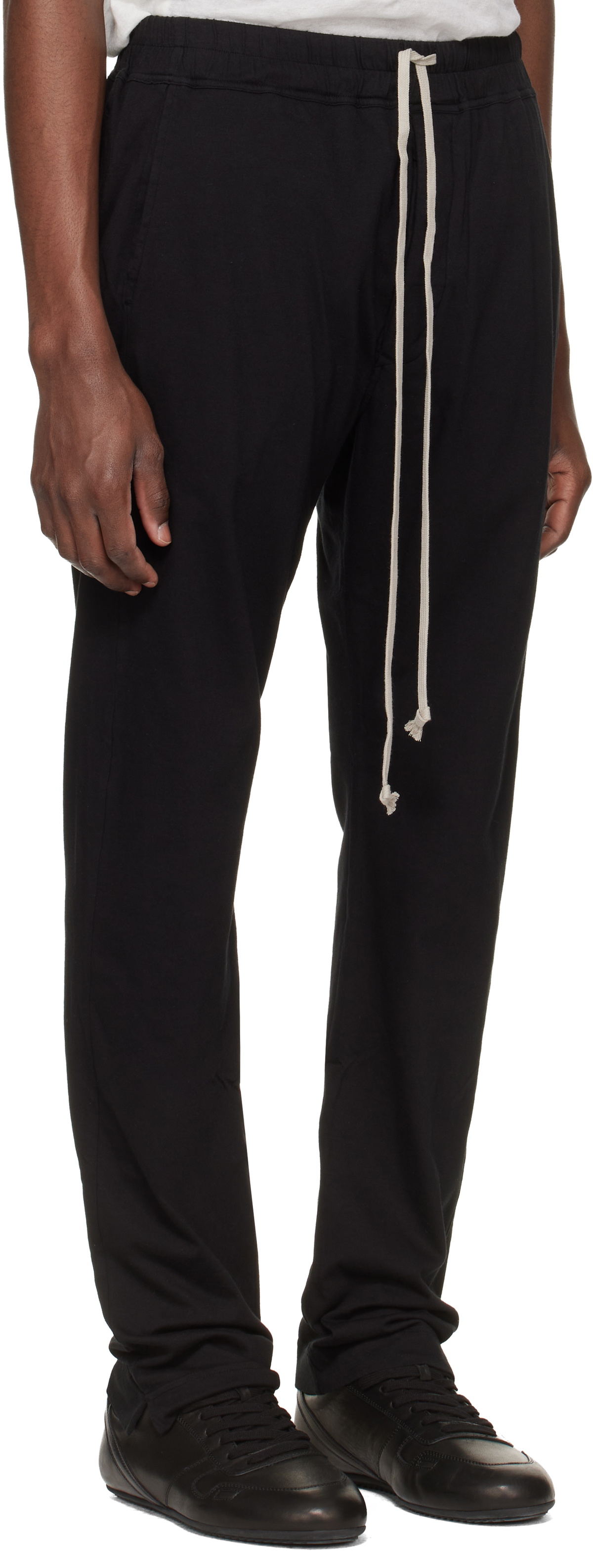 Rick Owens DRKSHDW Black Temple Berlin Drawstring Sweatpants