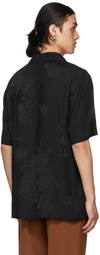 Nanushka Black Venci Short Sleeve Shirt