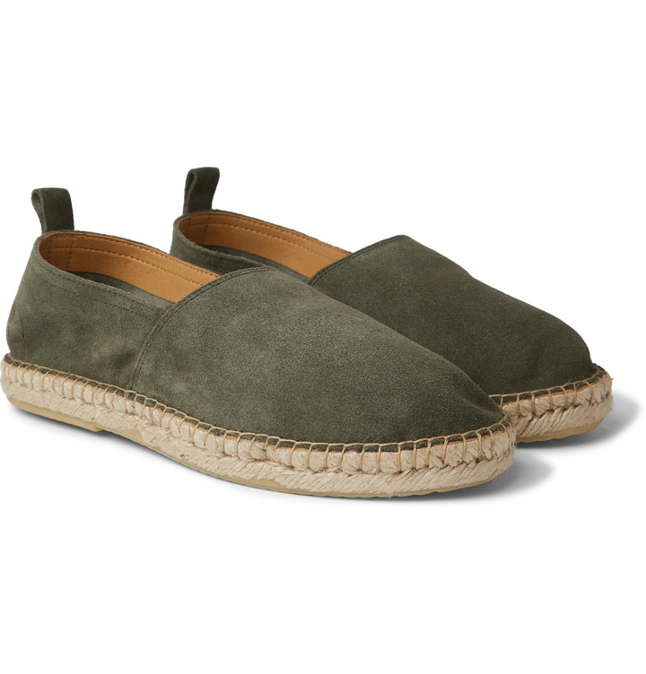 Photo: Frescobol Carioca - Suede Espadrilles - Green