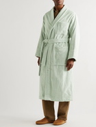 TEKLA - Organic Cotton-Terry Robe - Green